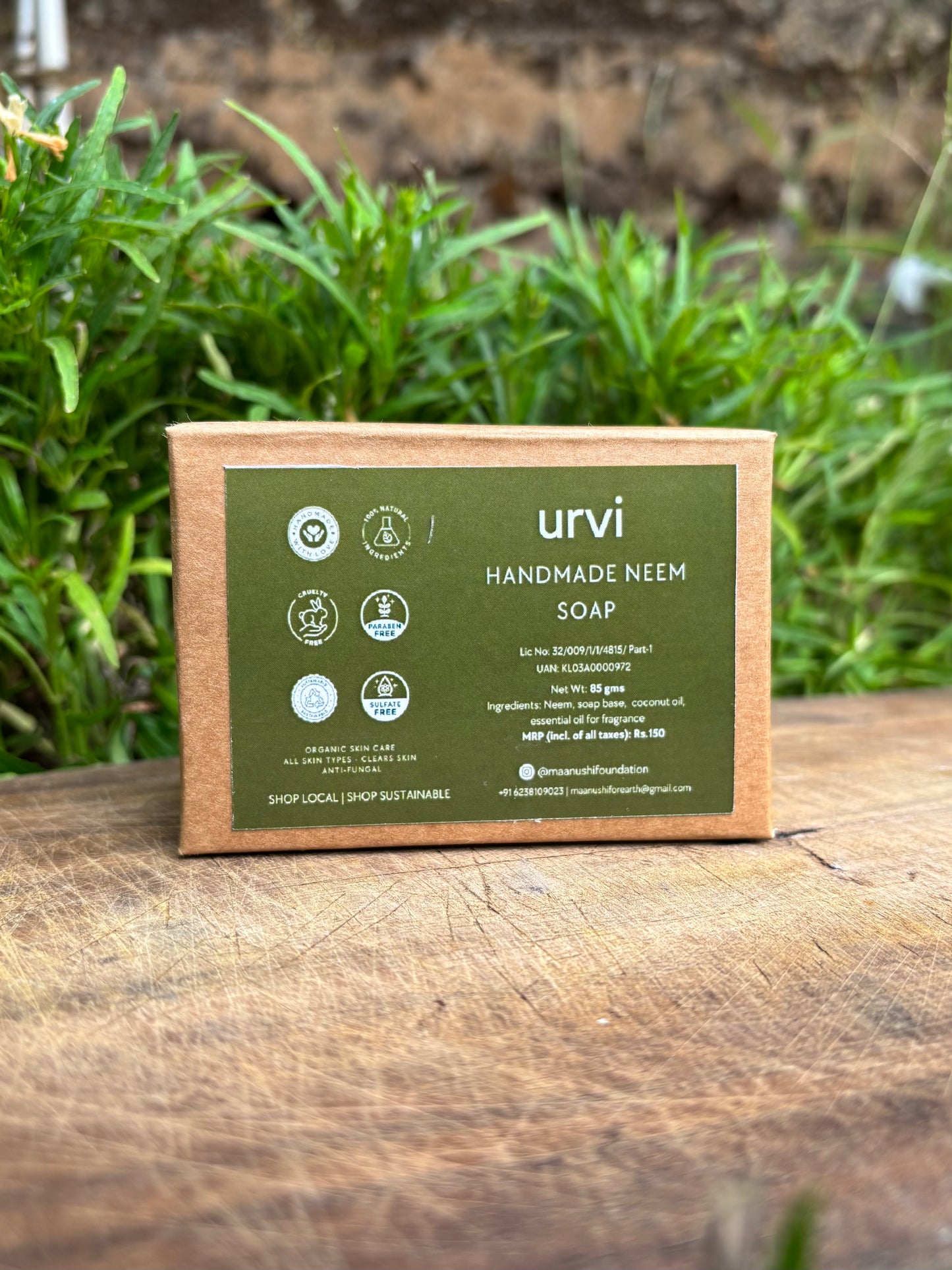 Handmade Organic Neem Soap