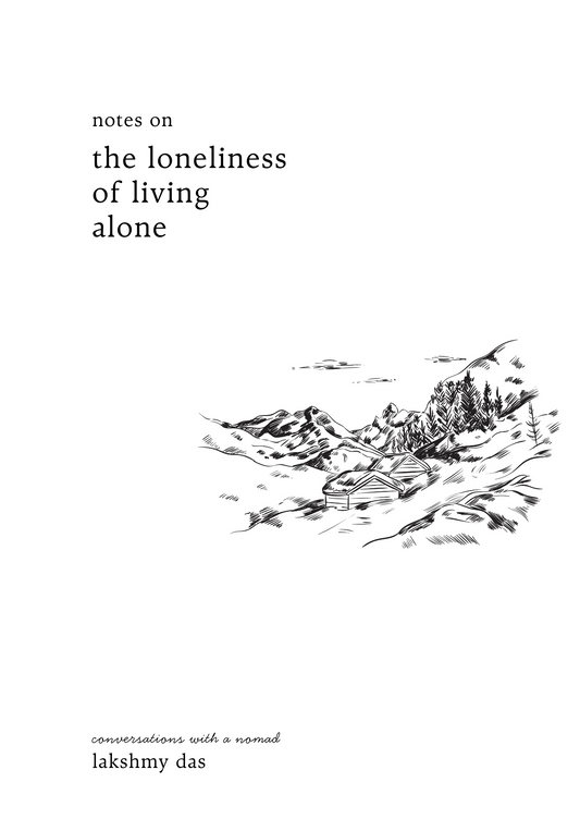 notes on the loneliness of living alone - ebook