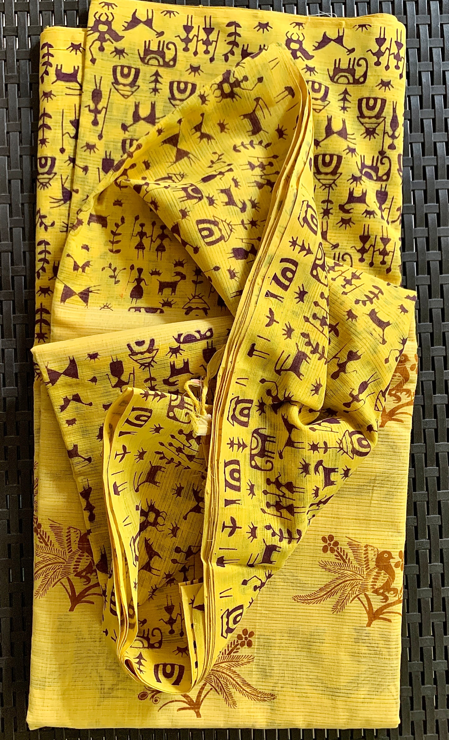 Pure Mangalagiri cotton Handloom Saree (ONLY 1 in STOCK)